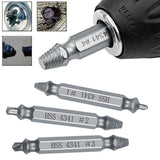 Darrahopens Tools > Other Tools > Screwdrivers 6Pcs Damaged Screw Extractor Set Easy Out Broken Drill Bit Remover Kit Speed Out