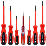 Darrahopens Tools > Other Tools > Screwdrivers 7-Piece Insulated Screwdriver Set 1000V Premium Cr-V Steel With Black Oxide Magnetic Tips And Tpr Non-Slip Handle