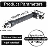 Darrahopens Tools > Other Tools > Screwdrivers Mini Screwdriver And Bits, 1/4" Drive, L-Shaped Double Head Hexagonal Handle Extension Socket Wrench Flathead Torx