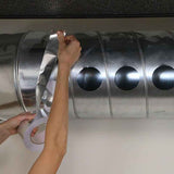 1 Roll Aluminum Adhesive Tape, High Temperature Waterproof Sealing Tape, 50 mm x 50 m