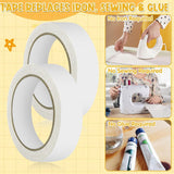 Darrahopens Tools > Other Tools > Tape 2 Pack Double-Sided Adhesive Fabric Tape, Heavy-Duty No-Sew Hemming Tape for Pants, Clothes, Crafts and Carpet Securing, 25 mm x 10 m In Australia - Darrahopens