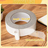 Darrahopens Tools > Other Tools > Tape 2 Pack Double-Sided Adhesive Fabric Tape, Heavy-Duty No-Sew Hemming Tape for Pants, Clothes, Crafts and Carpet Securing, 25 mm x 10 m In Australia - Darrahopens