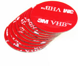 Darrahopens Tools > Other Tools > Tape 3M VHB Acrylic Foam Double Sided Adhesive Tape Pads 15mm Round Water Resistant Compatible with Various Brands
