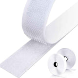 Double Sided Adhesive Tape for Sewing Carpet and Fabric, White, 5 m x 2 cm