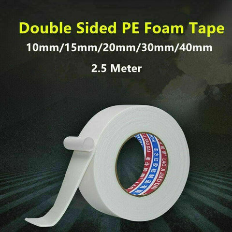 Darrahopens Tools > Other Tools > Tape Double Sided White Pe Foam Sticky Tape Mounting Diy Craft Strong Adhesive 2.5M - 20mm*2.5m