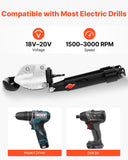 Darrahopens Tools > Other Tools > Tape VEVOR Metal Shear/Cutter Drill Attachment, Sheet Metal Cutter with 360-Degree Pivoting Head, Sharp Blades,Ideal for 18 GA Galvanized Steel, 20 GA Stainless Steel, Aluminum Plate, Plastic, Cardboard