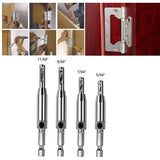 Darrahopens Tools > Other Tools > Tool Blades 4X Self-Centering Drill Bits Hex Shank Pilot Door Drawer Hinge Hole Screw Guide