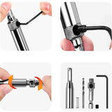Darrahopens Tools > Other Tools > Tool Blades 4X Self-Centering Drill Bits Hex Shank Pilot Door Drawer Hinge Hole Screw Guide