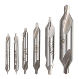 Darrahopens Tools > Other Tools > Tool Blades 6Pcs Combined Center Drill Countersink Bit Lathe Mill Tackle Kit High Speed