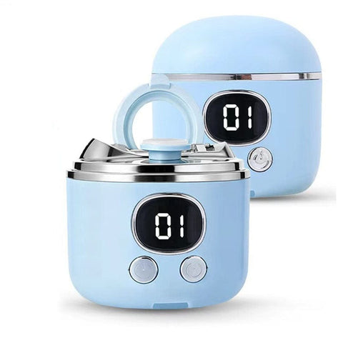 Darrahopens Tools > Other Tools > Tool Clamps & Vices 2-in-1 Electric Nail Clipper with Magnifying Glass & LED Light - Automatic Nail Trimmer & Polisher for Babies, Seniors & Adults - Safe USB Rechargeable Manicure Tool with Debris Storage - Blue