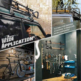 Darrahopens Tools > Other Tools > Tool Clamps & Vices 8 Pcs Fixed Hanging Latch Black