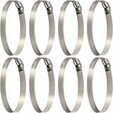 Darrahopens Tools > Other Tools > Tool Clamps & Vices 8 pcs Hose Clamp, Adjustable 91-114Mm Stainless Steel Hose Clips Sizes For Fixing Hoses And Pipes