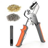 Darrahopens Tools > Other Tools > Tool Clamps & Vices Complete eyelet punch set with 200 10mm rings - Perfect for DIY tarps, faux leather, and waterproof fabric projects, sewing and crafting essentials