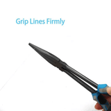 Darrahopens Tools > Other Tools > Tool Clamps & Vices Multi-functional Fishing Pliers - Long Nose, Rust-proof & Anti-slip, Easy Hook Removal & Fish Control（Blue straight pliers）