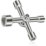 Darrahopens Tools > Other Tools > Tool Sockets 4-way Triangle Wrench Set 5 Sizes 7mm 10mm 12mm 13mm 18mm Inner Diameter for Electrical Cabinets Meters