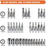 Darrahopens Tools > Other Tools > Tool Sockets 46 pcs Socket Set Chrome Vanadium 1/4" Adapter Set Socket Set For Car Diy