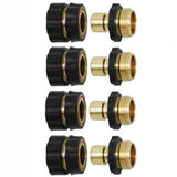 Darrahopens Tools > Other Tools > Tool Sockets American Standard 3/4 Inch Brass Quick Connect Garden Hose Adapter (4 Male & 4 Female)