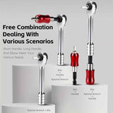 Darrahopens Tools > Other Tools > Tool Sockets Black Silver multi functional tool set, ratchet wrench, magnetic connect rod, bidirectional ratchet, tire pry bar, quick release extension rod, tool bits, Australian DIY, car repair tool kit, mechanic set