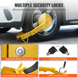 Darrahopens Tools > Other Tools > Tool Sockets VEVOR Wheel Lock Clamp, 1 Pack Trailer Wheel Lock, Heavy-Duty Anti Theft Tire Lock, Adjustable Tire Boot Lock Tire Claw, Trailer Wheel Locks for RV Trailers, Cars, Trucks, SUVs