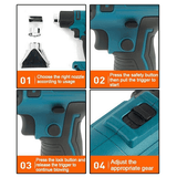 Darrahopens Tools > Power Tools 2000W Electric Hot Air Heat Gun with Nozzles Cordless Handheld For Makita 18V AU