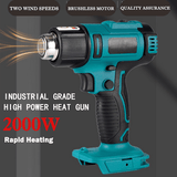 Darrahopens Tools > Power Tools 2000W Electric Hot Air Heat Gun with Nozzles Cordless Handheld For Makita 18V AU
