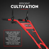 Darrahopens Tools > Power Tools 212CC Tiller Cultivator 4 Blades Rotating Tines Power Rotary Hoe Handheld
