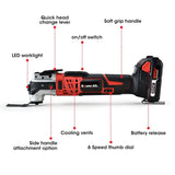Darrahopens Tools > Power Tools Baumr-AG 20V Cordless Oscillating Multi-Tool Cutting Saw Battery Sander Kit Lithium Battery