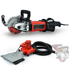 Darrahopens Tools > Power Tools BAUMR-AG Wall Chaser and Vacuum Combo Concrete Chasing Machine Dust Collector