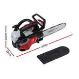 Darrahopens Tools > Power Tools > Chainsaws Giantz 25CC Petrol Chainsaw 10'' Bar Chain Saw Lightweight for Pruning Cutting