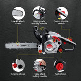 Darrahopens Tools > Power Tools > Chainsaws Giantz 42CC Petrol Chainsaw 16'' Bar Chain Saw Lightweight for Pruning Cutting