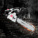 Darrahopens Tools > Power Tools > Chainsaws Giantz 42CC Petrol Chainsaw 16'' Bar Chain Saw Lightweight for Pruning Cutting