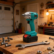 Darrahopens Tools > Power Tools > Chainsaws Powerful 350NM Brushless Impact Wrench Tool 1/4" Hexagonal Chuck For 18V Battery Builtin LED Light