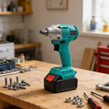 Darrahopens Tools > Power Tools > Chainsaws Powerful 350NM Brushless Impact Wrench Tool 1/4" Hexagonal Chuck For 18V Battery Builtin LED Light