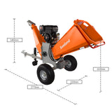 Darrahopens Tools > Power Tools > Chainsaws Samland 13.5hp B&S Gasoline Engine Tree Branch Wood Chipper Shredder (WC420BS)