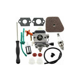 Darrahopens Tools > Power Tools > Chainsaws Stihl Carburetor Kit Compatible with FS87 FS90 FS100 FS110 FS130 HL95 HL100 HT100 HT101 KM90 KM100 KM110 SP90 Chainsaws with Air Filter and Fuel Line