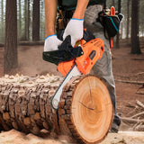 Darrahopens Tools > Power Tools > Chainsaws VEVOR 25 cc Gas Chainsaw, 305 mm Gas Powered Chainsaw, 0.75 kW Power Chain Saw with Non-Slip Handle, Gas-Powered Chainsaws with Dual Fuel Tanks, For Wood Cutting, Tree Trimming, and Land Clearing
