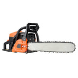 Darrahopens Tools > Power Tools > Chainsaws VEVOR 58 cc Gas Chainsaw, 508 mm Gas Powered Chainsaw, 2.0 kW Power Chain Saw with Non-Slip Handle, Gas-Powered Chainsaws with Dual Fuel Tanks, For Wood Cutting, Tree Trimming, and Land Clearing