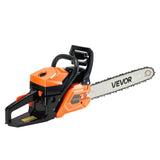 Darrahopens Tools > Power Tools > Chainsaws VEVOR 58 cc Gas Chainsaw, 508 mm Gas Powered Chainsaw, 2.0 kW Power Chain Saw with Non-Slip Handle, Gas-Powered Chainsaws with Dual Fuel Tanks, For Wood Cutting, Tree Trimming, and Land Clearing