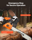 Darrahopens Tools > Power Tools > Chainsaws VEVOR 58 cc Gas Chainsaw, 508 mm Gas Powered Chainsaw, 2.0 kW Power Chain Saw with Non-Slip Handle, Gas-Powered Chainsaws with Dual Fuel Tanks, For Wood Cutting, Tree Trimming, and Land Clearing