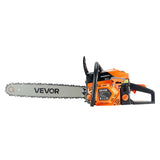 Darrahopens Tools > Power Tools > Chainsaws VEVOR 58 cc Gas Chainsaw, 508 mm Gas Powered Chainsaw, 2.0 kW Power Chain Saw with Non-Slip Handle, Gas-Powered Chainsaws with Dual Fuel Tanks, For Wood Cutting, Tree Trimming, and Land Clearing