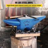 Darrahopens Tools > Power Tools > Nailers & Staplers VEVOR Pro Horn Anvil , 30KG/66.1LBS Weight Steel Anvil Blacksmith Blacksmith Anvil, Portable Rugged Cast Iron Anvil Blacksmith Anvil Stable Workbench Blacksmith Forge Anvil Tool