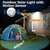 Darrahopens Tools > Power Tools > Outdoor Power Equipment 238LED Solar Powered Motion Sensor Flood Light in Black for Outdoor Security In Australia - Darrahopens