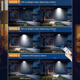 Darrahopens Tools > Power Tools > Outdoor Power Equipment 238LED Solar Powered Motion Sensor Flood Light in Black for Outdoor Security In Australia - Darrahopens