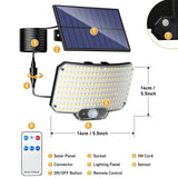 Darrahopens Tools > Power Tools > Outdoor Power Equipment 238LED Solar Powered Motion Sensor Flood Light in Black for Outdoor Security In Australia - Darrahopens