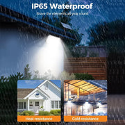 Darrahopens Tools > Power Tools > Outdoor Power Equipment 238LED Solar Powered Motion Sensor Flood Light in Black for Outdoor Security In Australia - Darrahopens