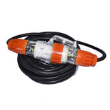 Darrahopens Tools > Power Tools > Outdoor Power Equipment 32 Amp 5m 3 Pin Extension Lead Single Phase 250V Rubber Cable Male/Female Plug