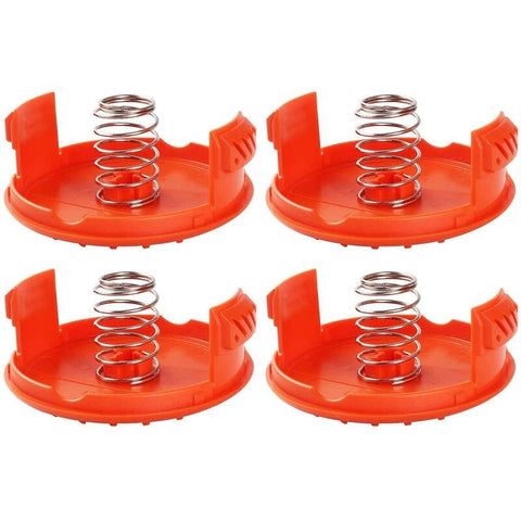 Darrahopens Tools > Power Tools > Outdoor Power Equipment 4 pcs Spool Caps + 4 pcs Springs Replacement Parts Accessories Compatible With Black+Decker Rc-100-P String Trimmers