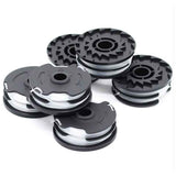 6 Pack Replacement Line Spool Compatible with LIDL Parkside PRTA 20 Li A1 B2 C3 PRT 550 A1 A3 PRT 300 A1, 2 x 4 m, 1.6 mm