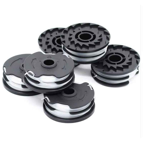 6 Pack Replacement Line Spool Compatible with LIDL Parkside PRTA 20 Li A1 B2 C3 PRT 550 A1 A3 PRT 300 A1, 2 x 4 m, 1.6 mm