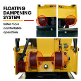 Darrahopens Tools > Power Tools > Outdoor Power Equipment BAUMR-AG 185kg Reversible Vibratory Plate Compactor, Commercial 9HP 270cc, 500x700mm, Wheel Kit, for Sand Soil Gravel Asphalt (BCX-950)